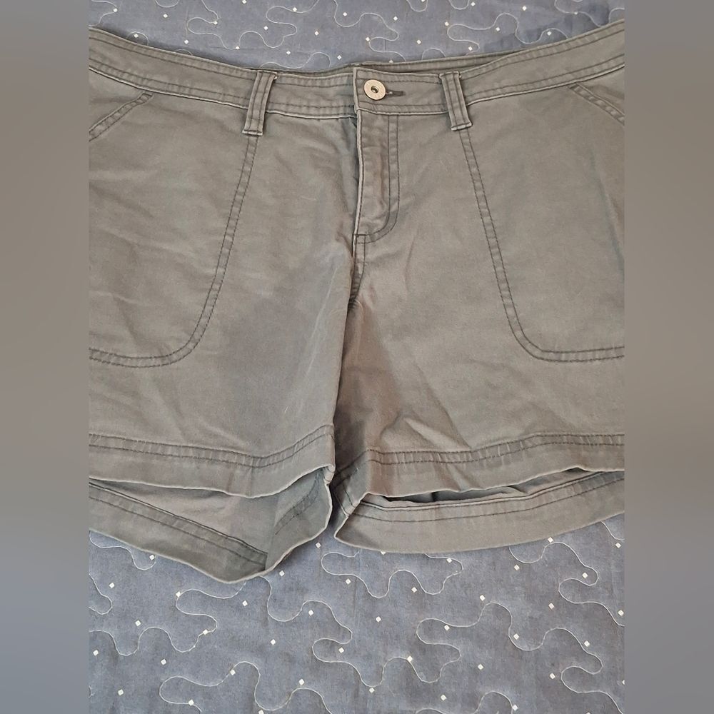Gray Casual Shorts